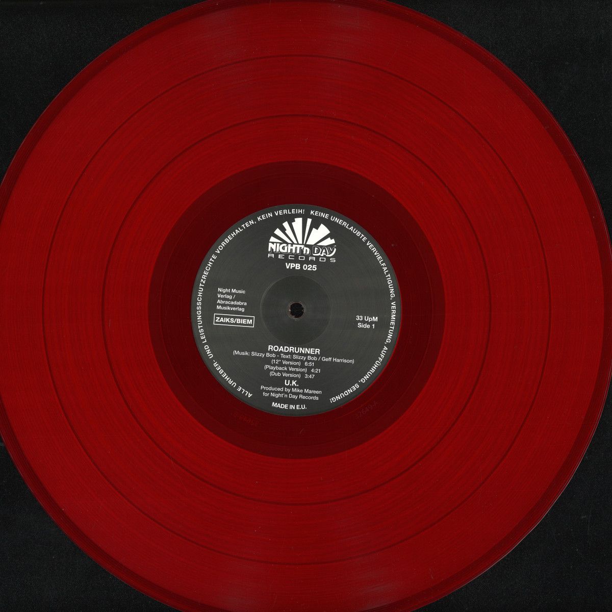 U.k. - ROADRUNNER EP | Vintage Pleasure Boutique (VPB025)