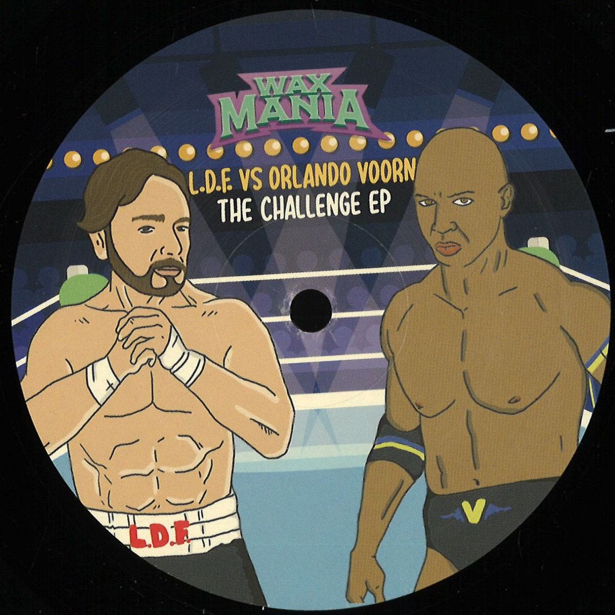 L.d.f.  &  Orlando Voorn - The Challenge EP | Waxmania (WM02) - main