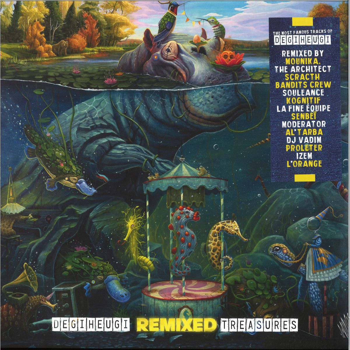 Degiheugi - Remixed Treasures LP 2x12" | X-RAY PRODUCTION (XRPVY2302) - main