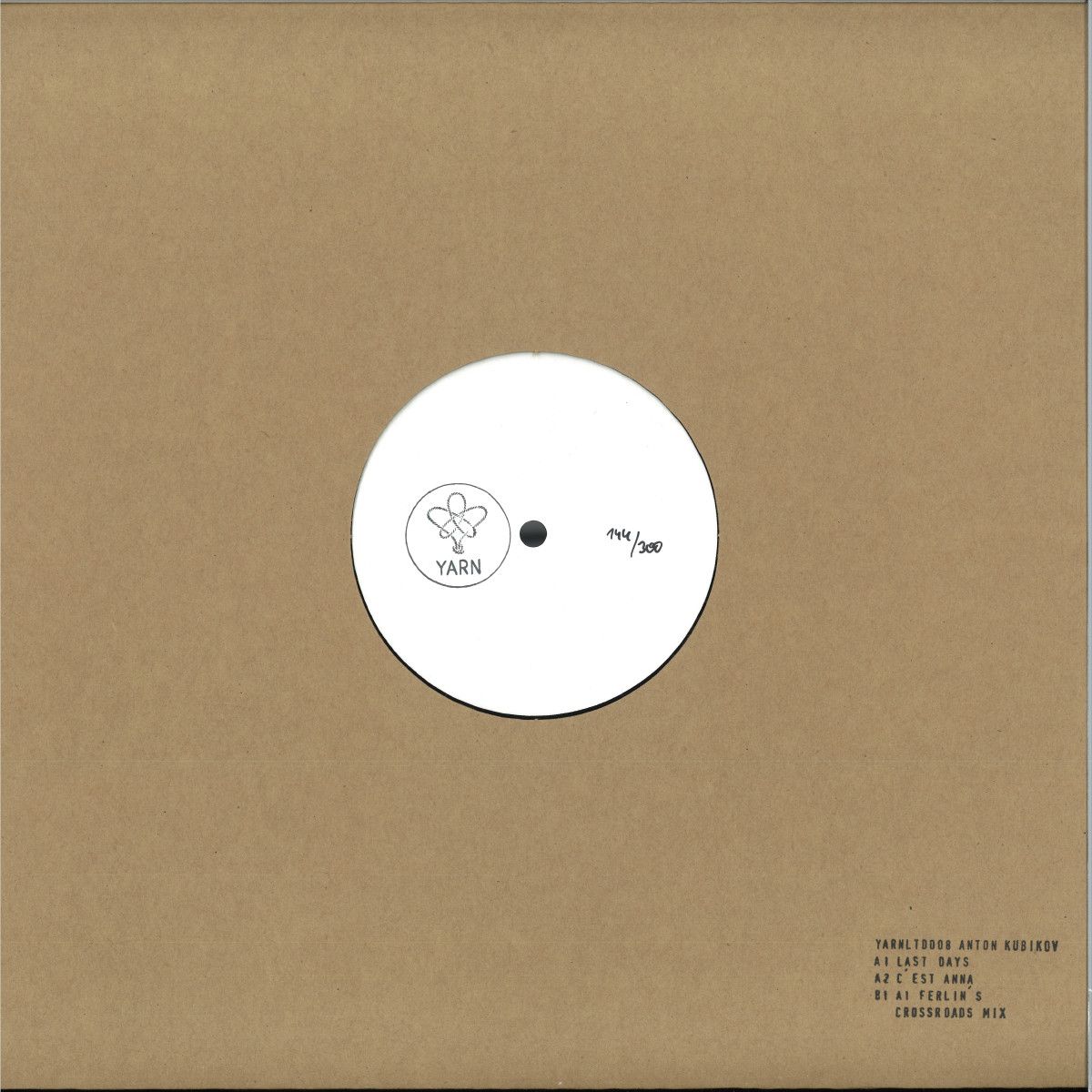 Anton Kubikov - Attic Eccentric EP | YARN RECORDS (YARNLTD008) Anton Kubikov - Attic Eccentric EP | YARN RECORDS (YARNLTD008)