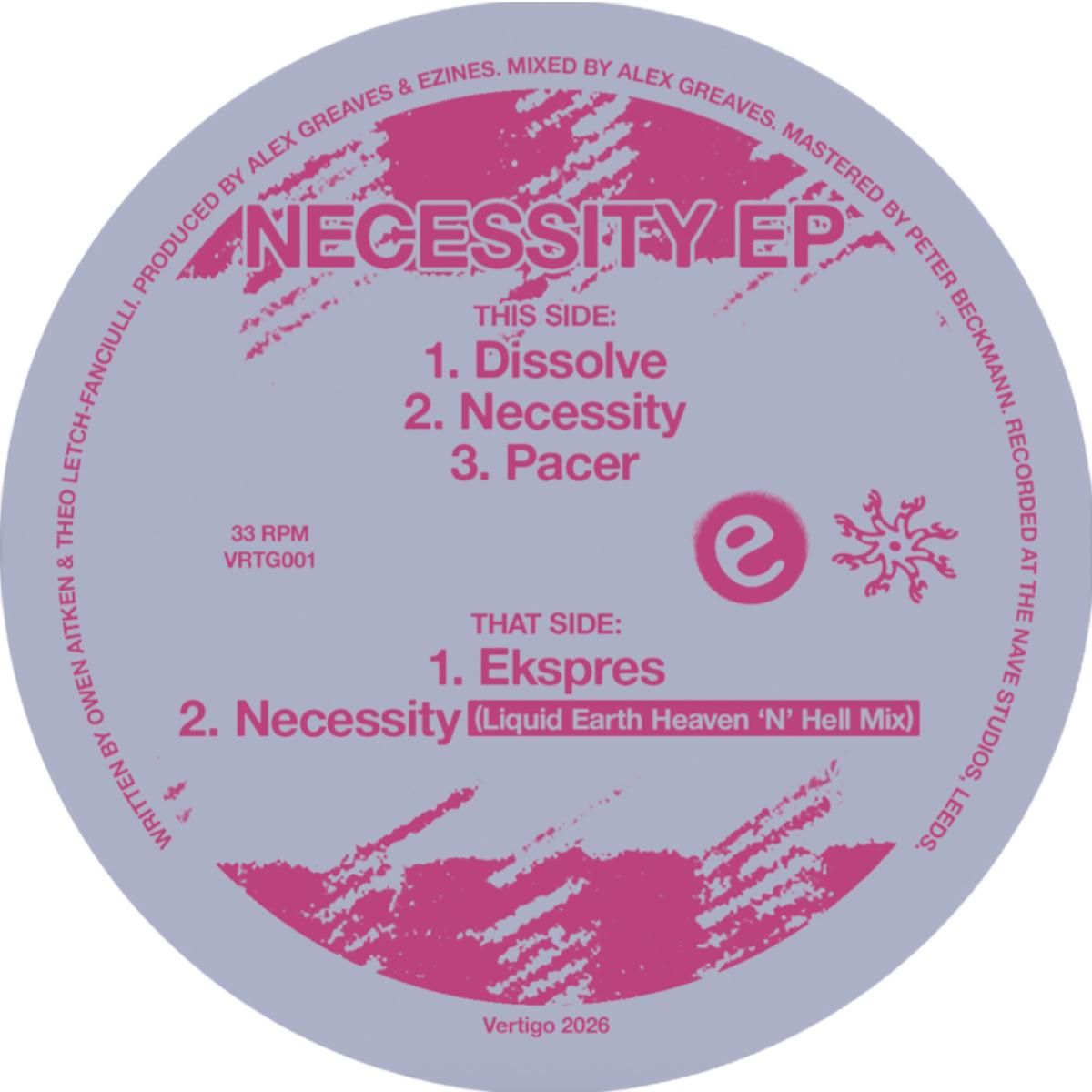 Ezines - Necessity | Vertigo (VRTG001) - main