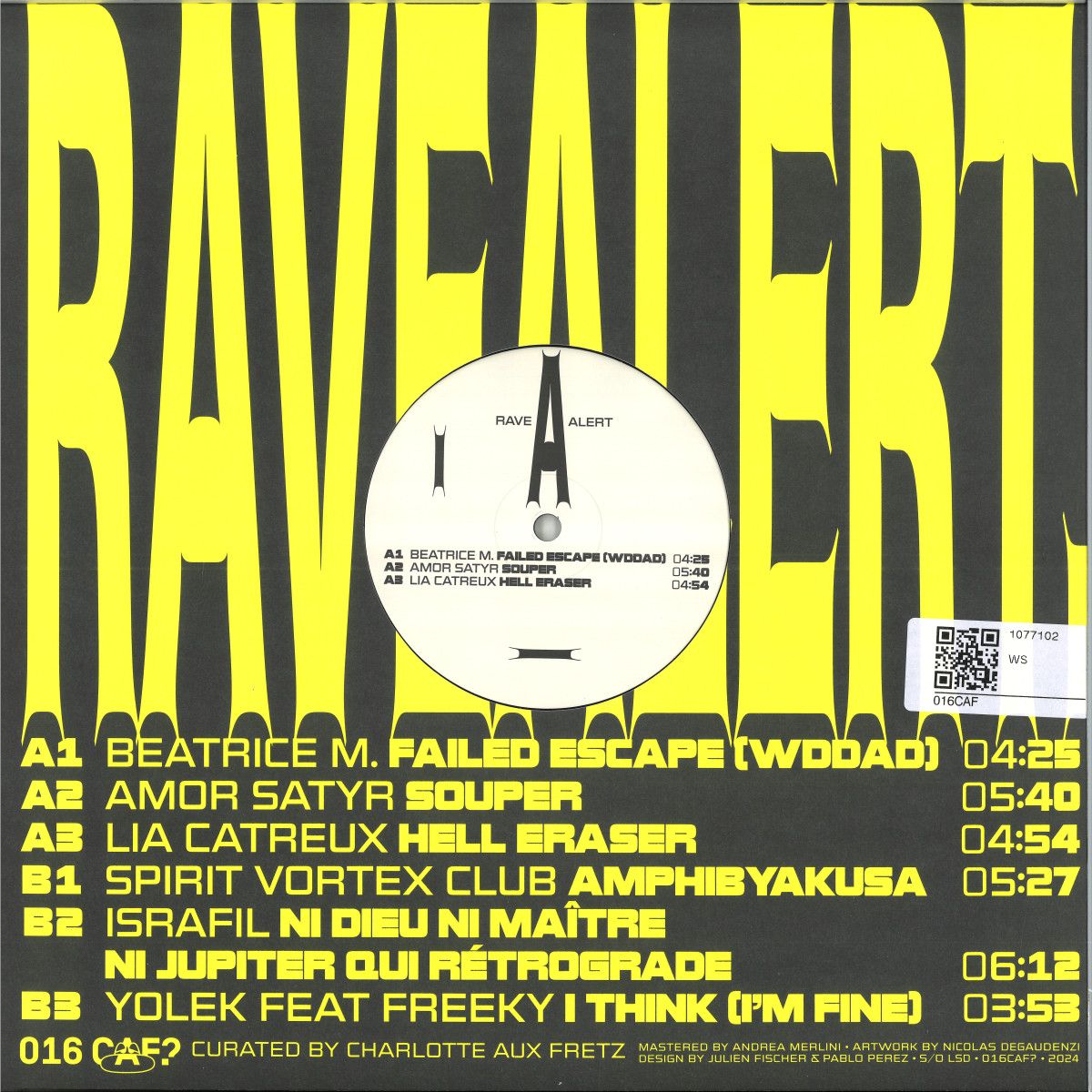 Various - RAVE ALERT EP | CAF? (016CAF?) - main Various - RAVE ALERT EP | CAF? (016CAF?) - main