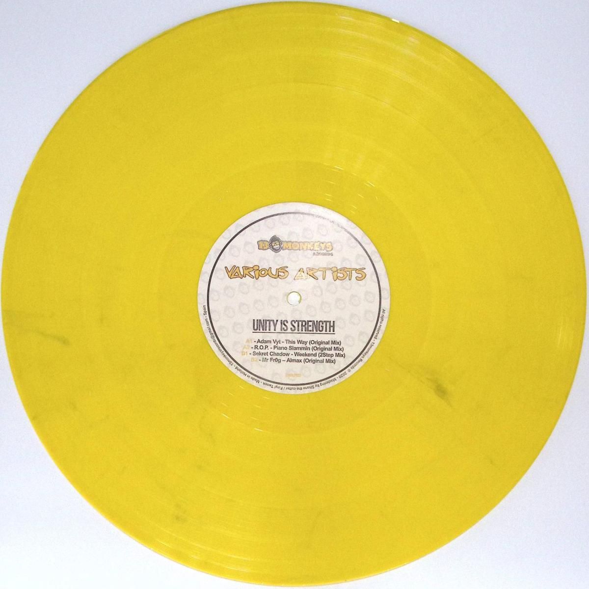 Various - Unity Is Strength EP | 13 Monkeys Records (13MRLP002) - main