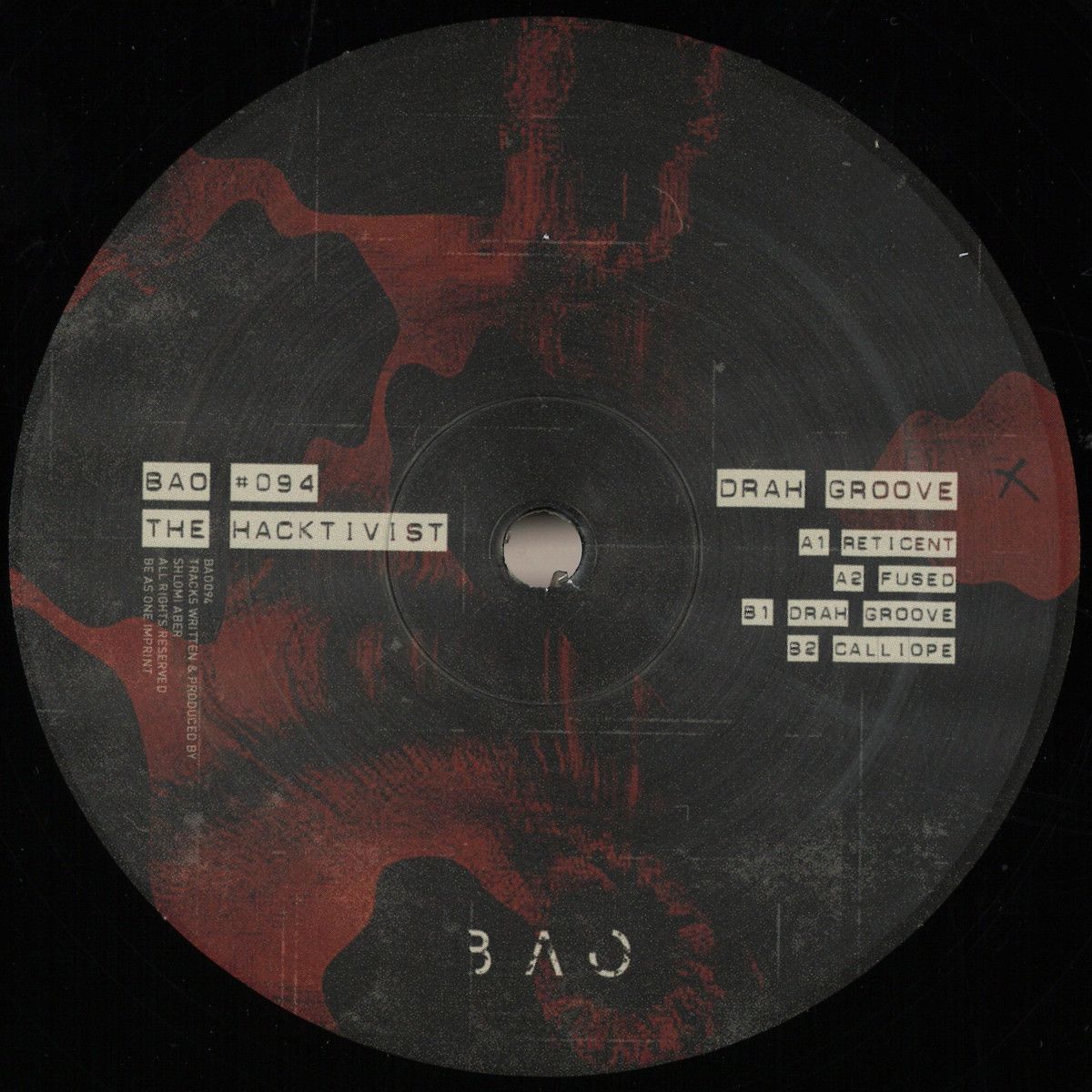 The Hacktivist - Drah Groove | Be as One (BAO094) - main The Hacktivist - Drah Groove | Be as One (BAO094) - main