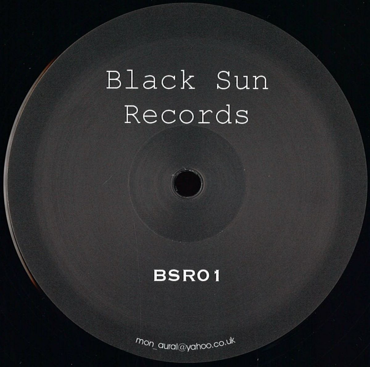 Artist One - Black Sun Records 001 | Black Sun Records (BSR01) - main