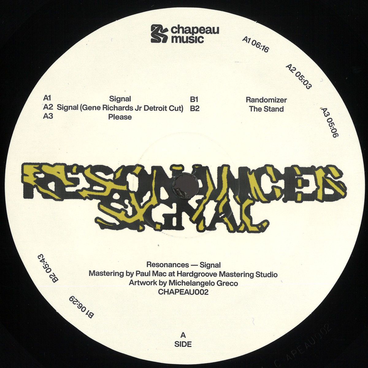 Resonances & It - Signal | Chapeau Music (CHAPEAU002) - main Resonances & It - Signal | Chapeau Music (CHAPEAU002) - main