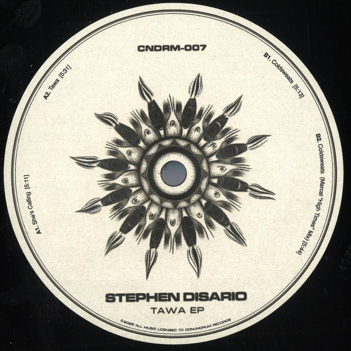 Stephen Disario - Tawa EP | Conundrum Records (US) (CNDRM007)
