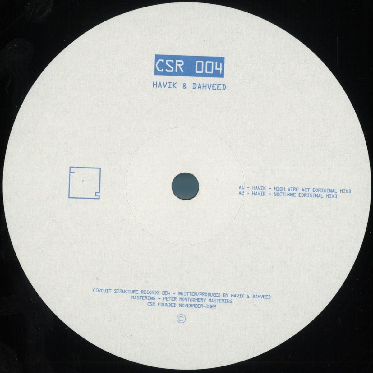 Havik & Dahveed - CSR 004 | Circuit Structure Records (CSR004) Havik & Dahveed - CSR 004 | Circuit Structure Records (CSR004)