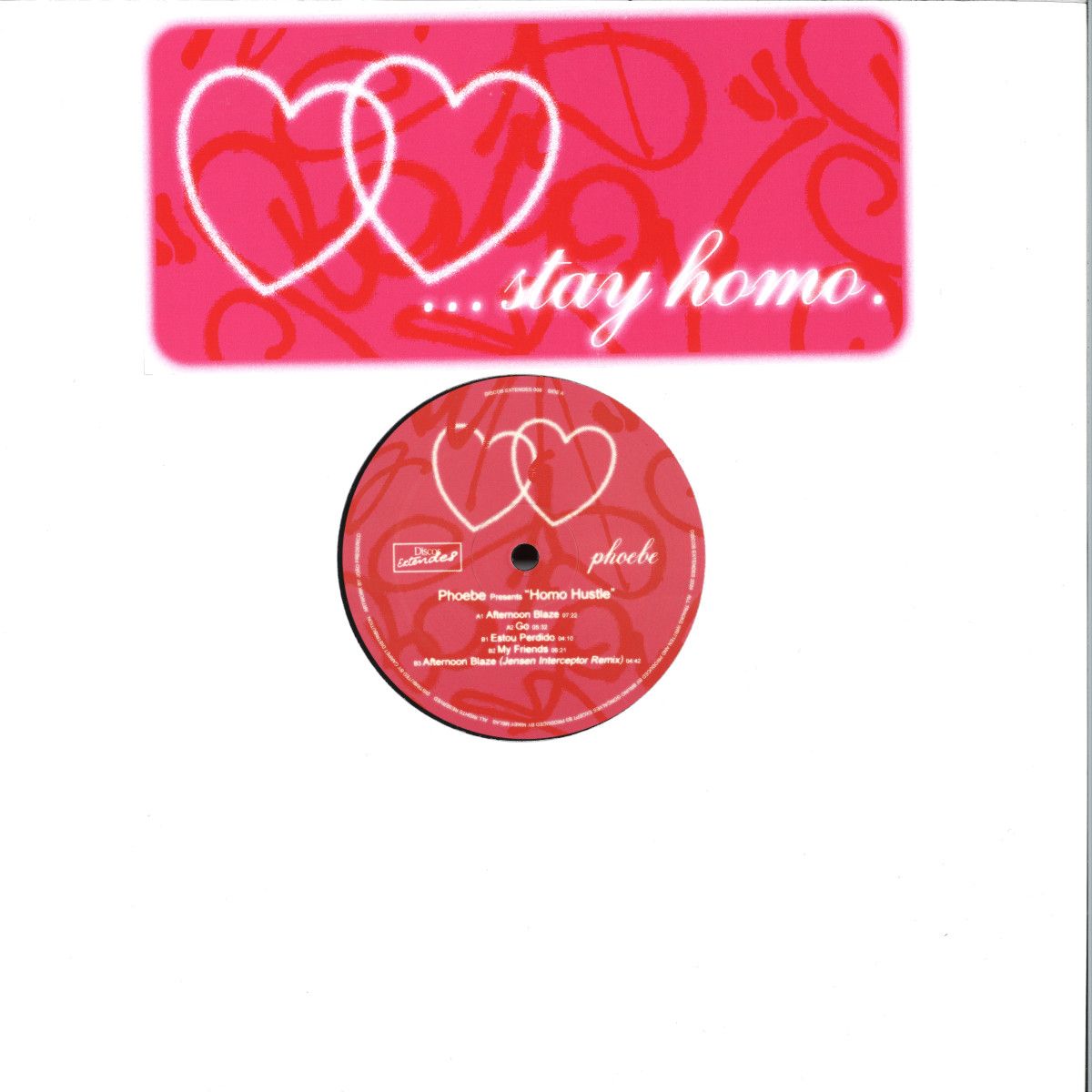 Phoebe - Homo Hustle | Discos Extendes (DE008) Phoebe - Homo Hustle | Discos Extendes (DE008)