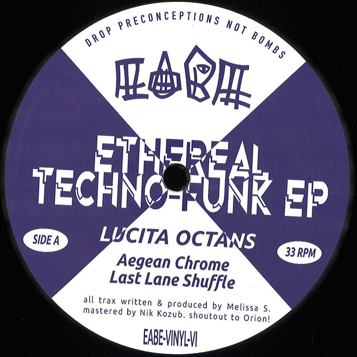 Lucita Octans  &  DJ Lifegoals - Ethereal Techno-Funk EP | EABE (EABE-VINYL-VI)
