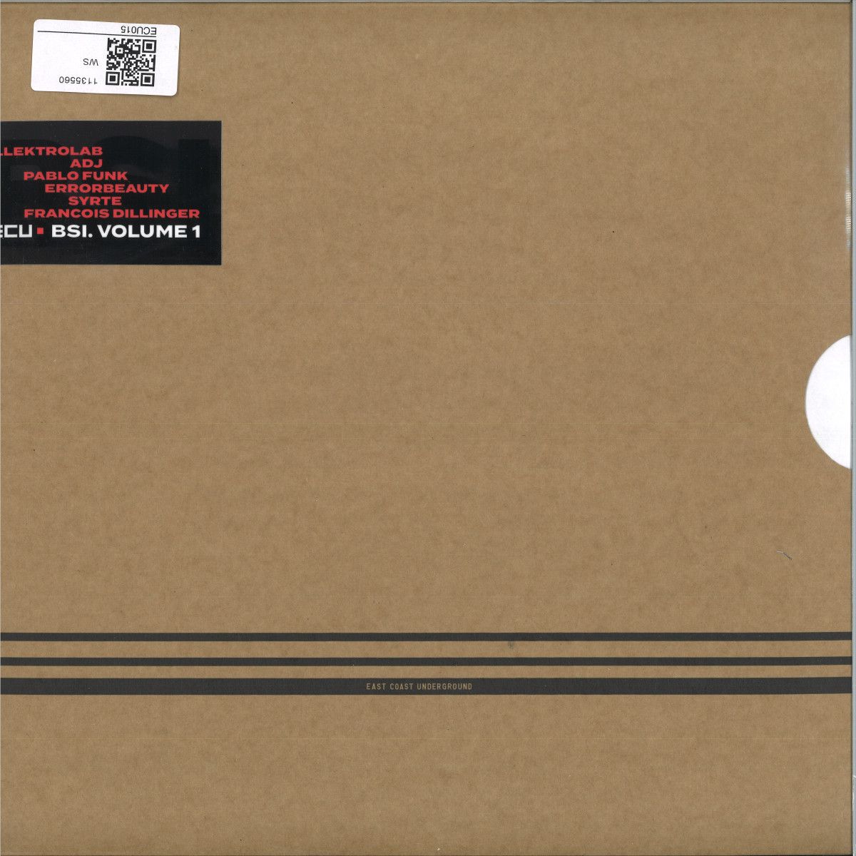 Various - Bass Scene Investigation Vol 1 | EC Underground US (ECU015) - main Various - Bass Scene Investigation Vol 1 | EC Underground US (ECU015) - main