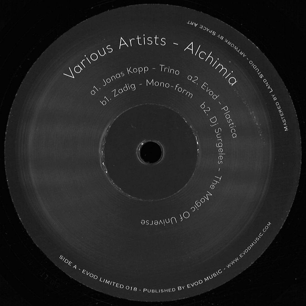 Various - Alchimia | EVOD Music (EVOD018LTD) Various - Alchimia | EVOD Music (EVOD018LTD)