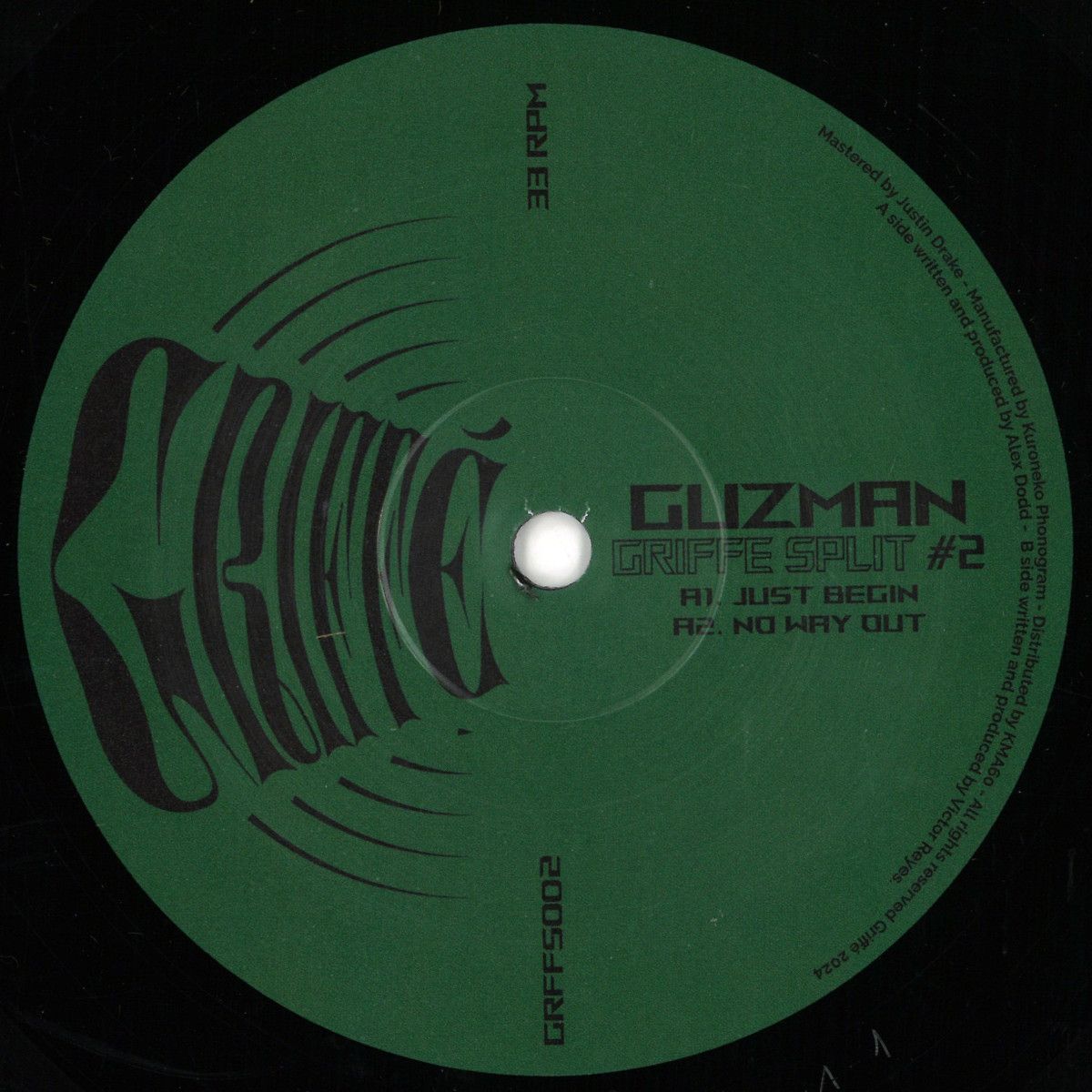 Guzman & Victor Reyes - Griffé Split #2 | Griffé (GRFFS002) Guzman & Victor Reyes - Griffé Split #2 | Griffé (GRFFS002)