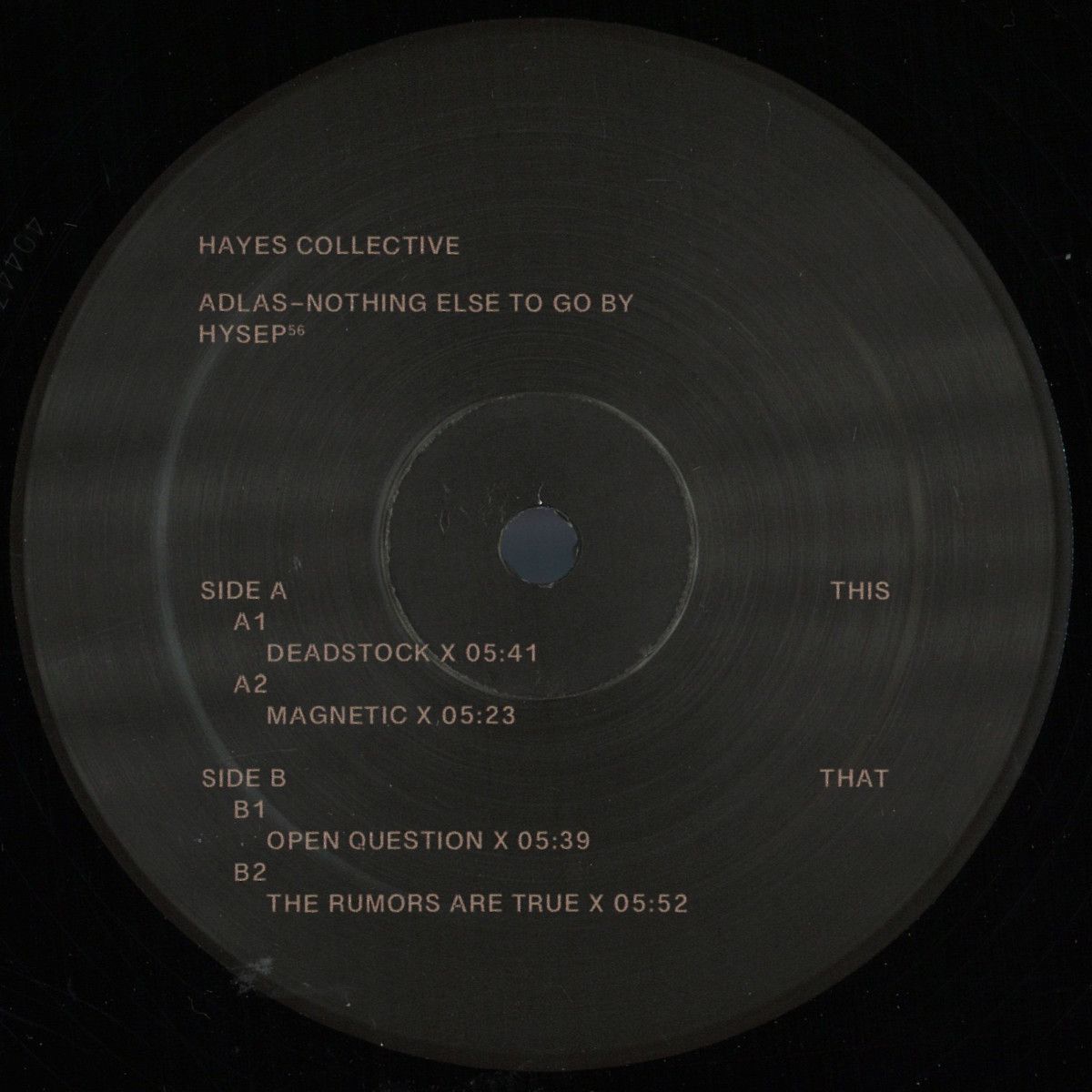 Adlas - Nothing else to go by | HAYES (HYSEP56) - main