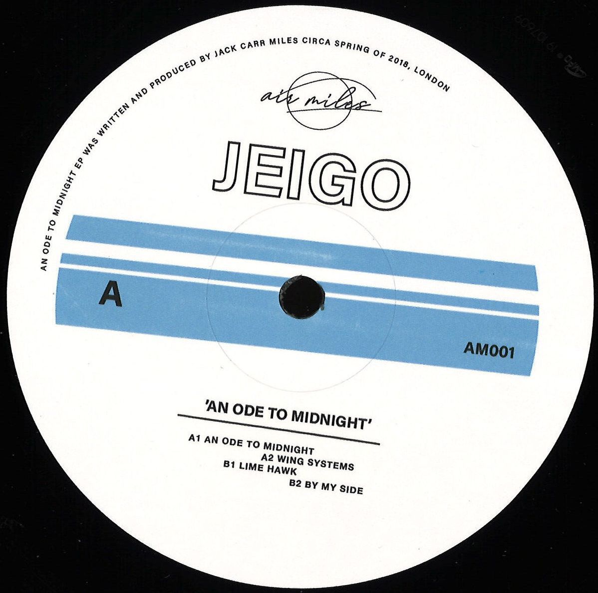 Jeigo - An Ode To Midnight | Air Miles (AM001) - main