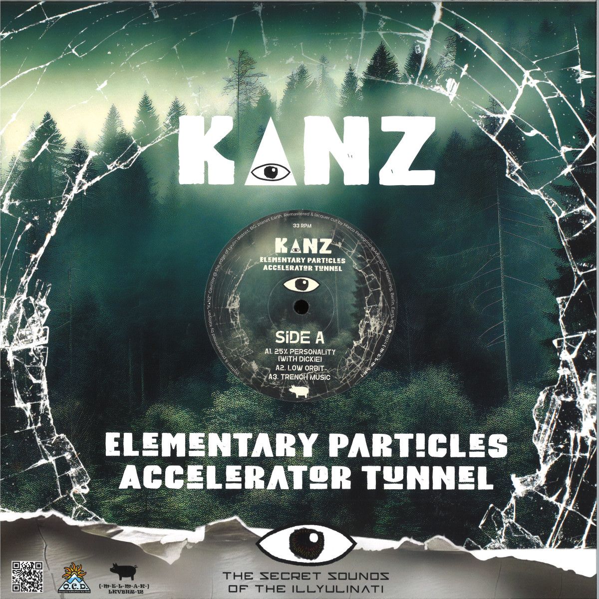 K▲Nz - Elementary Particles Accelerator Tunnel Mini-LP | MELMAK (LKVBHR-12)