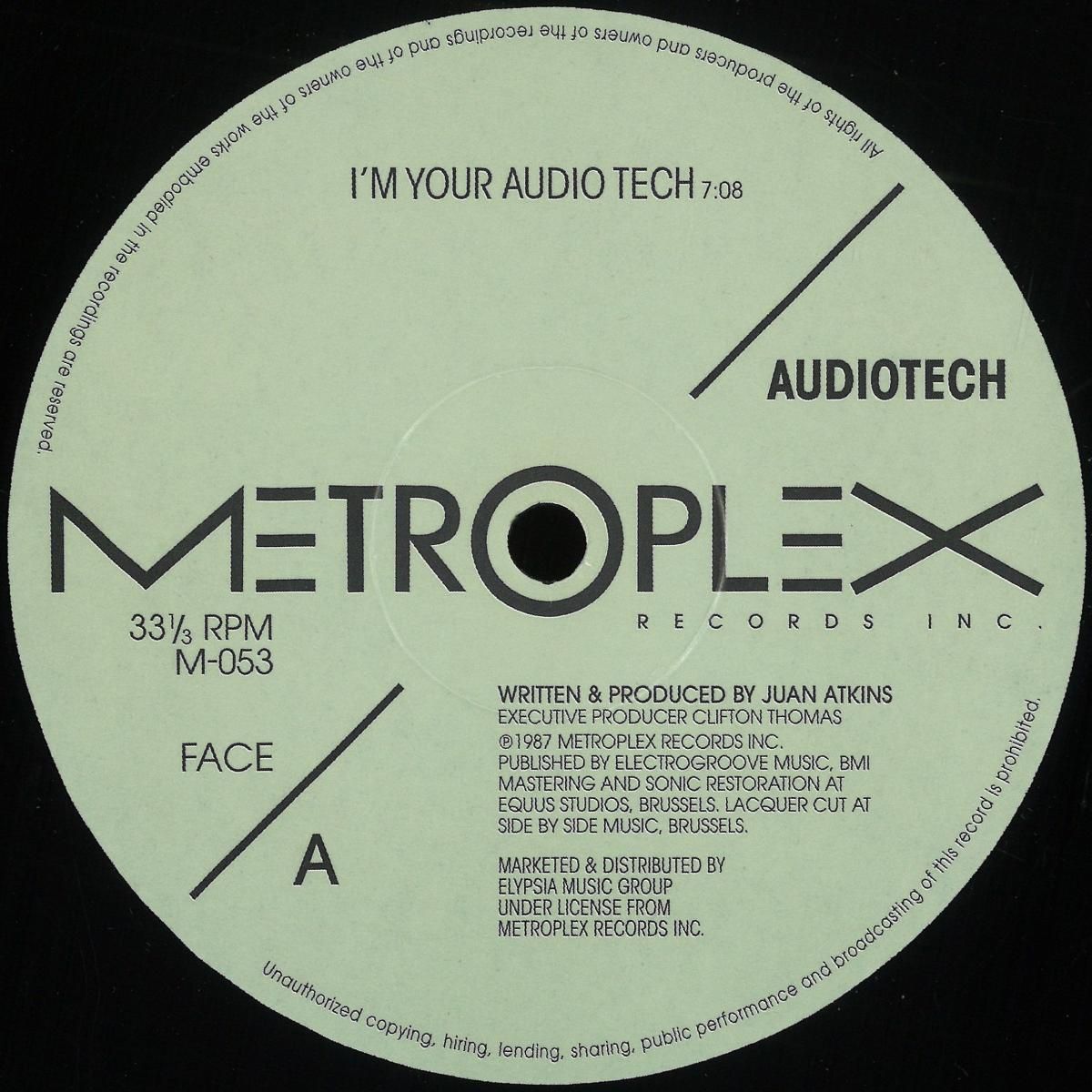 Audiotech - Im Your Audio Tech | Metroplex (M053) - main
