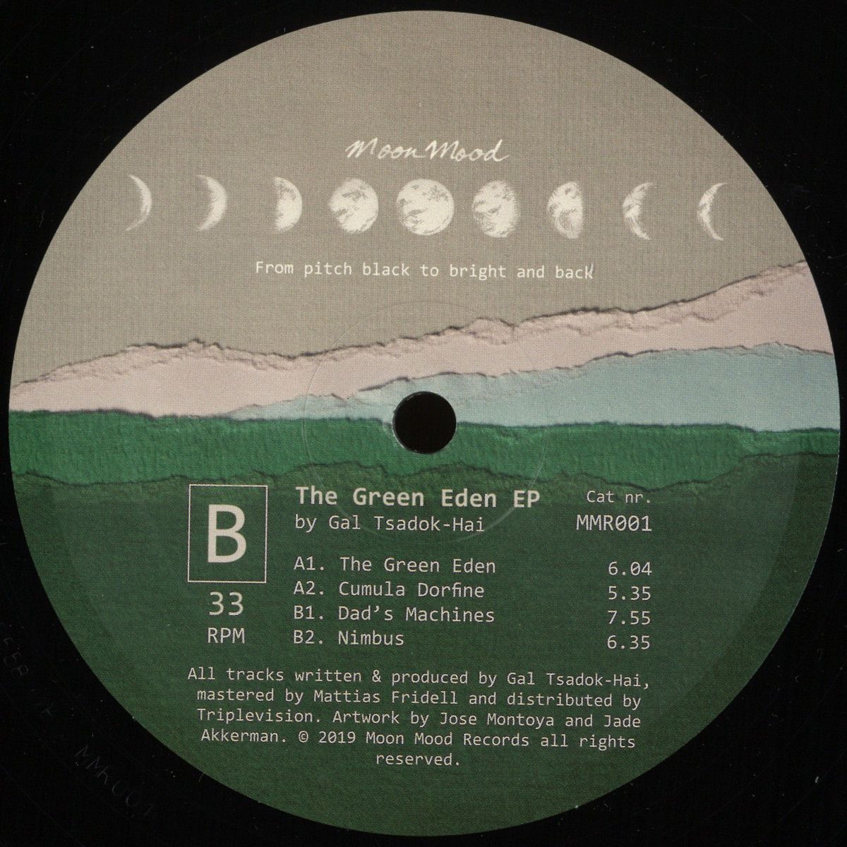 Gal Tsadok-Hai - The Green Eden | Moon Mood (MMR001) Gal Tsadok-Hai - The Green Eden | Moon Mood (MMR001)