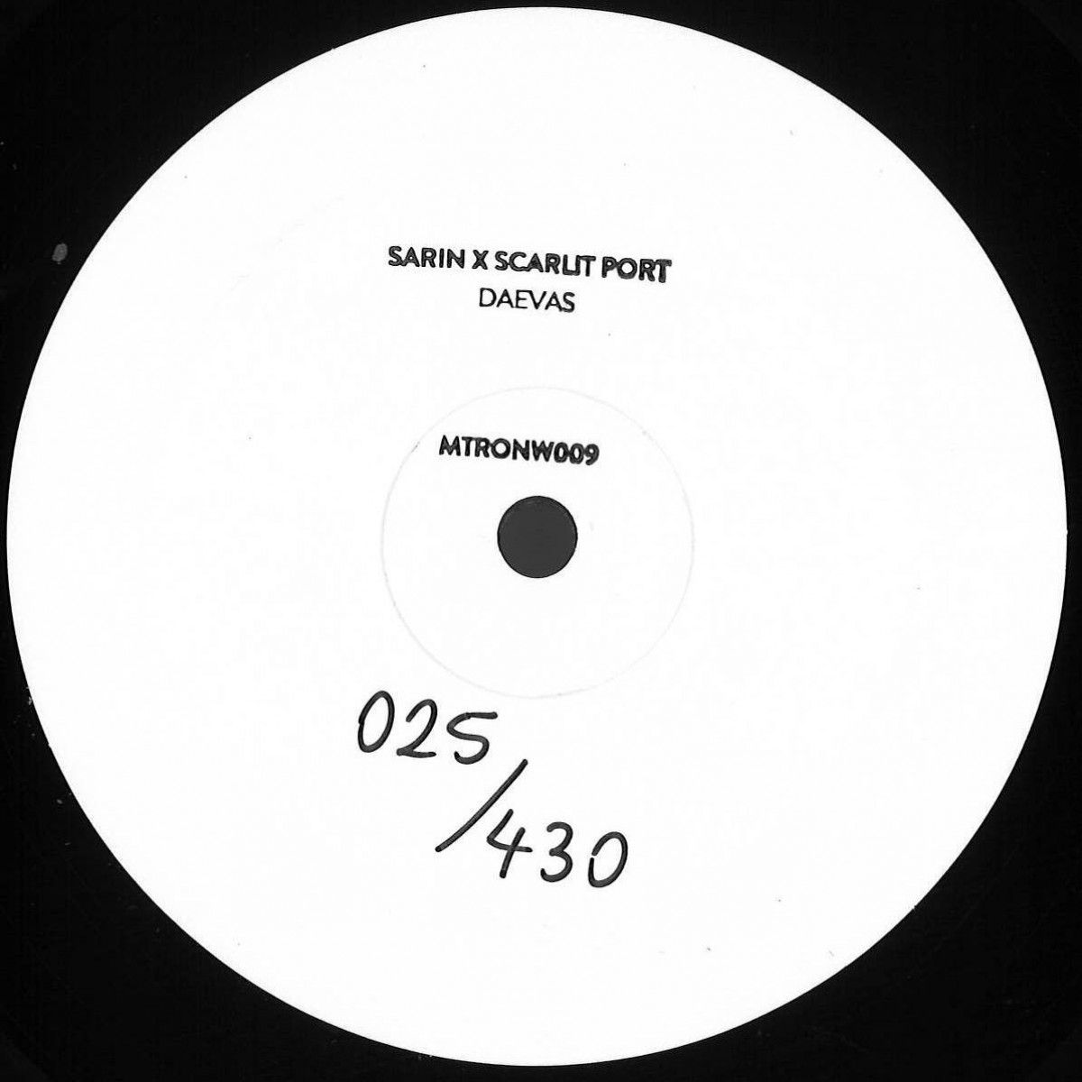 SARIN  &  Scarlit Port - Daevas | Mechatronica Music (MTRONW009)