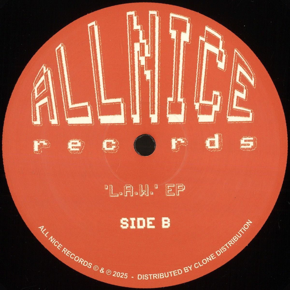 Dj Overdose - L.A.W. | All Nice Records (NICE004) - main