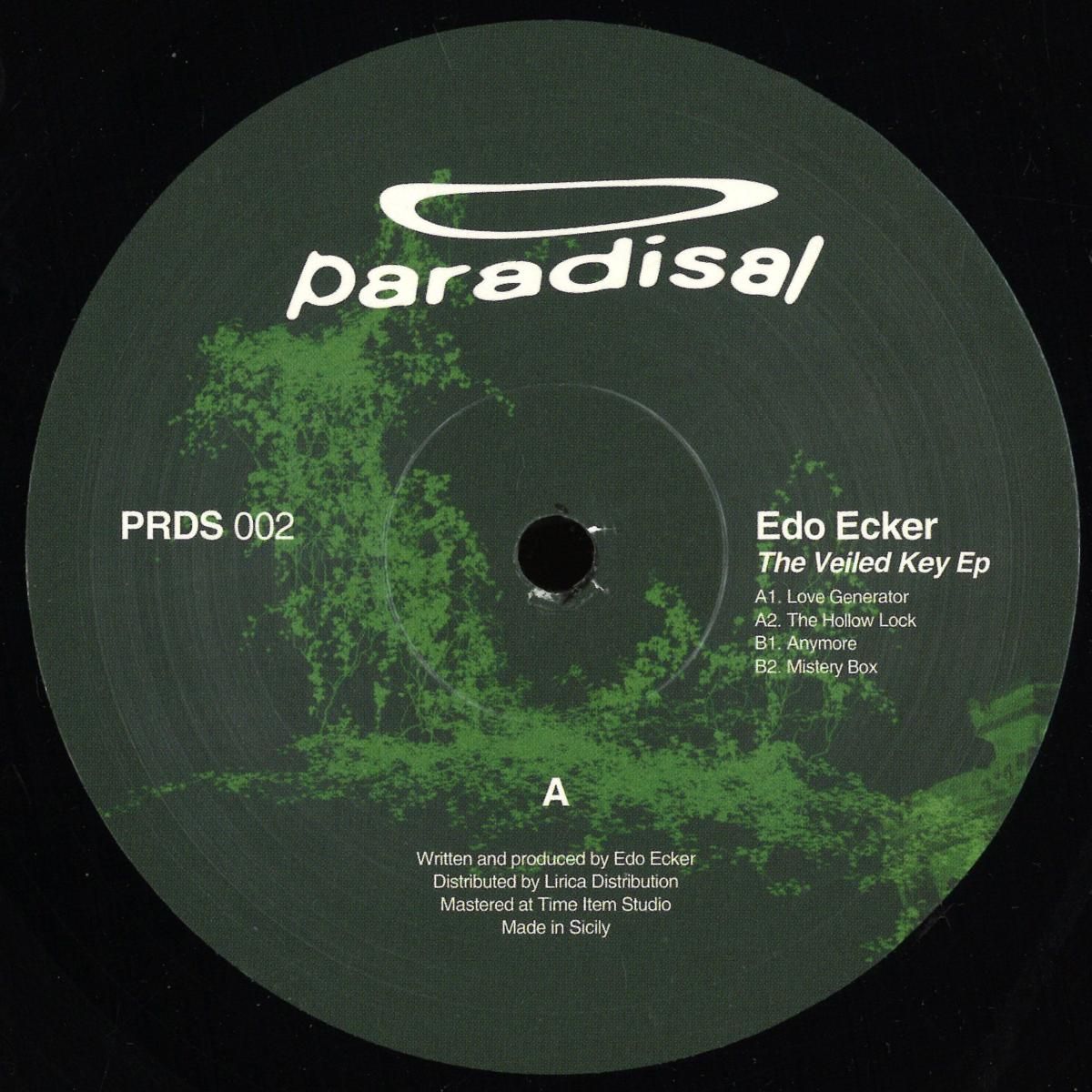 Edo Ecker - The Veiled Key EP | Paradisal Records (PRDS002) - main Edo Ecker - The Veiled Key EP | Paradisal Records (PRDS002) - main