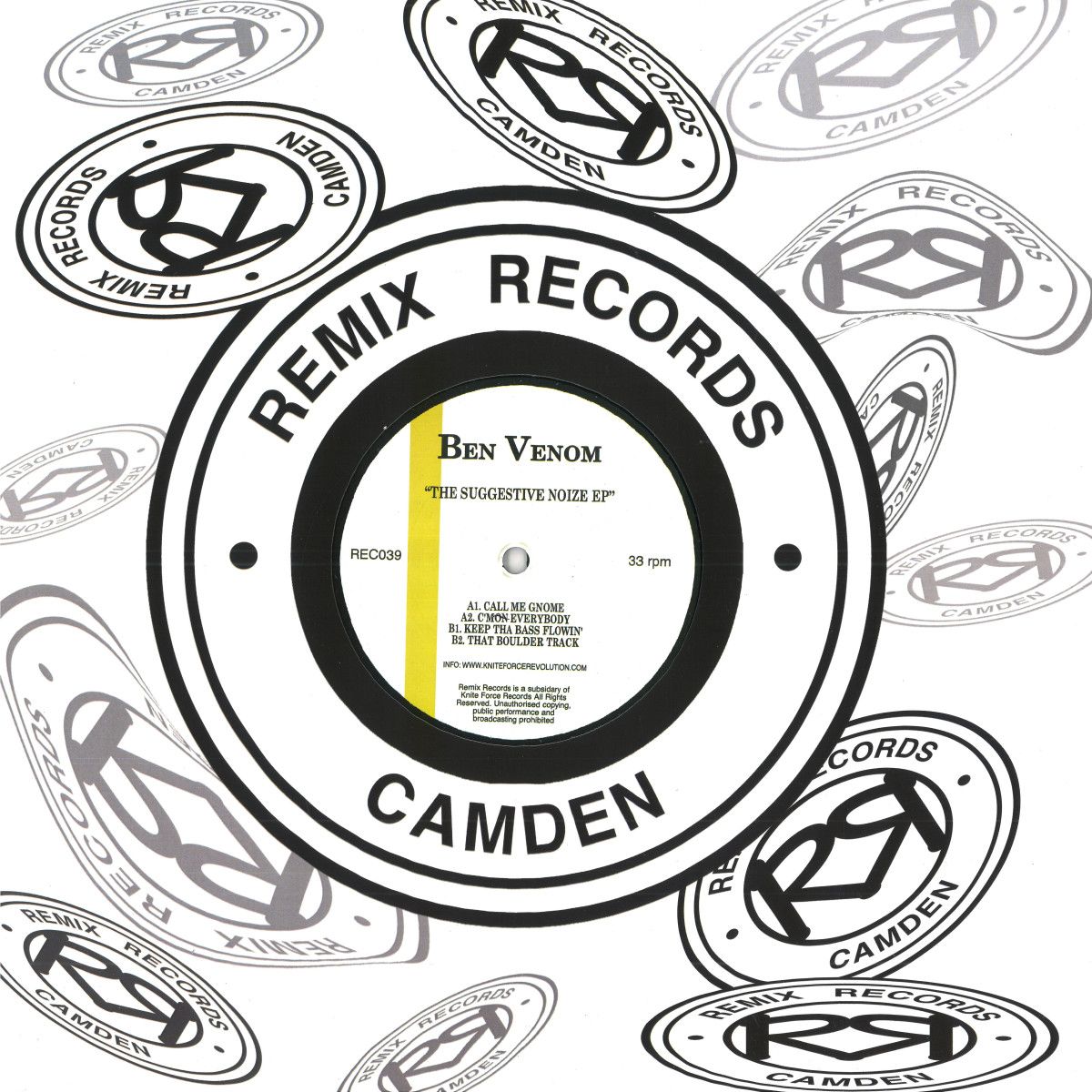 Ben Venom - The Suggestive Noize EP | Remix Records (REC39) - main Ben Venom - The Suggestive Noize EP | Remix Records (REC39) - main