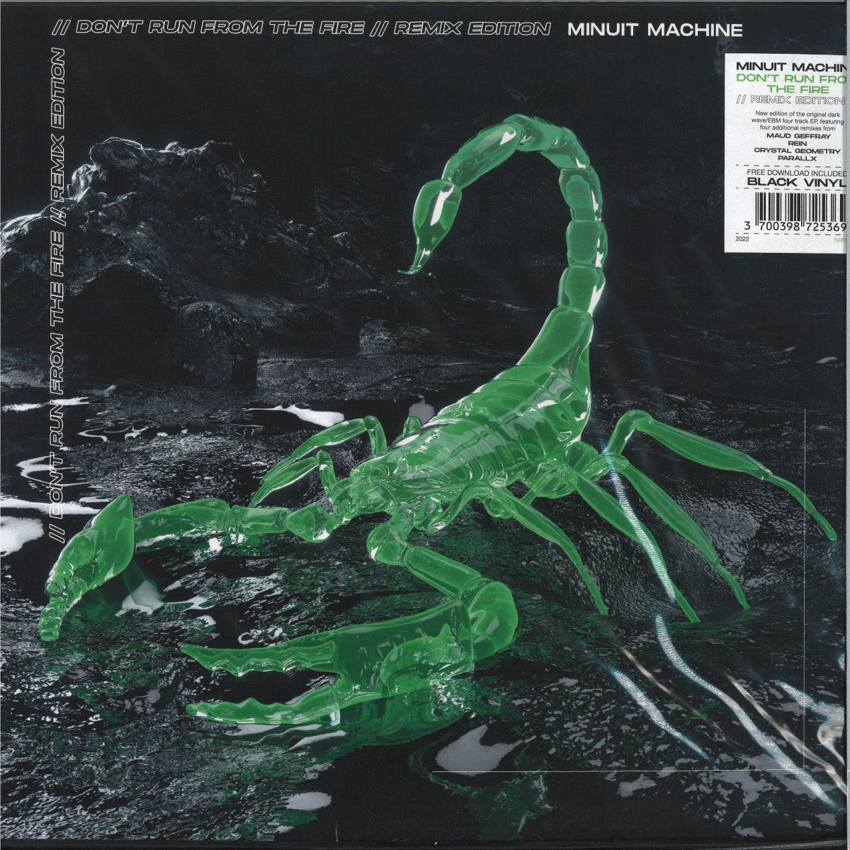 Minuit Machine - Don't Run From The Fire LP | Synth Religion (SR023LP) - main