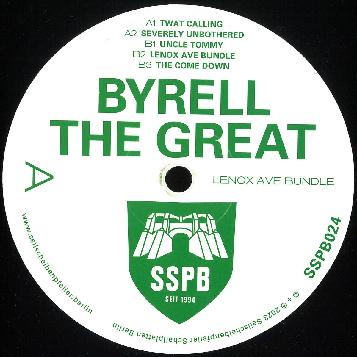 Byrell The Great - Lenox Ave Bundle | Seilscheibenpfeiler Schallplatten Berlin (SSPB024)