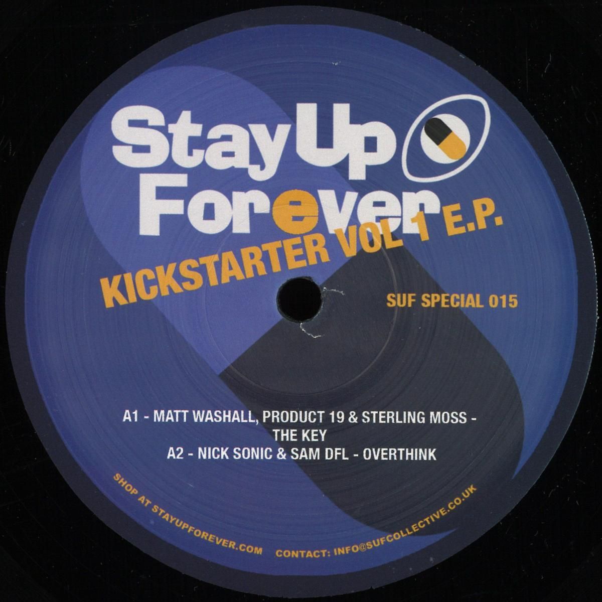 Various - Kickstarter Vol 1 E.P. | Stay Up Forever Records (SUFSPECIAL015)