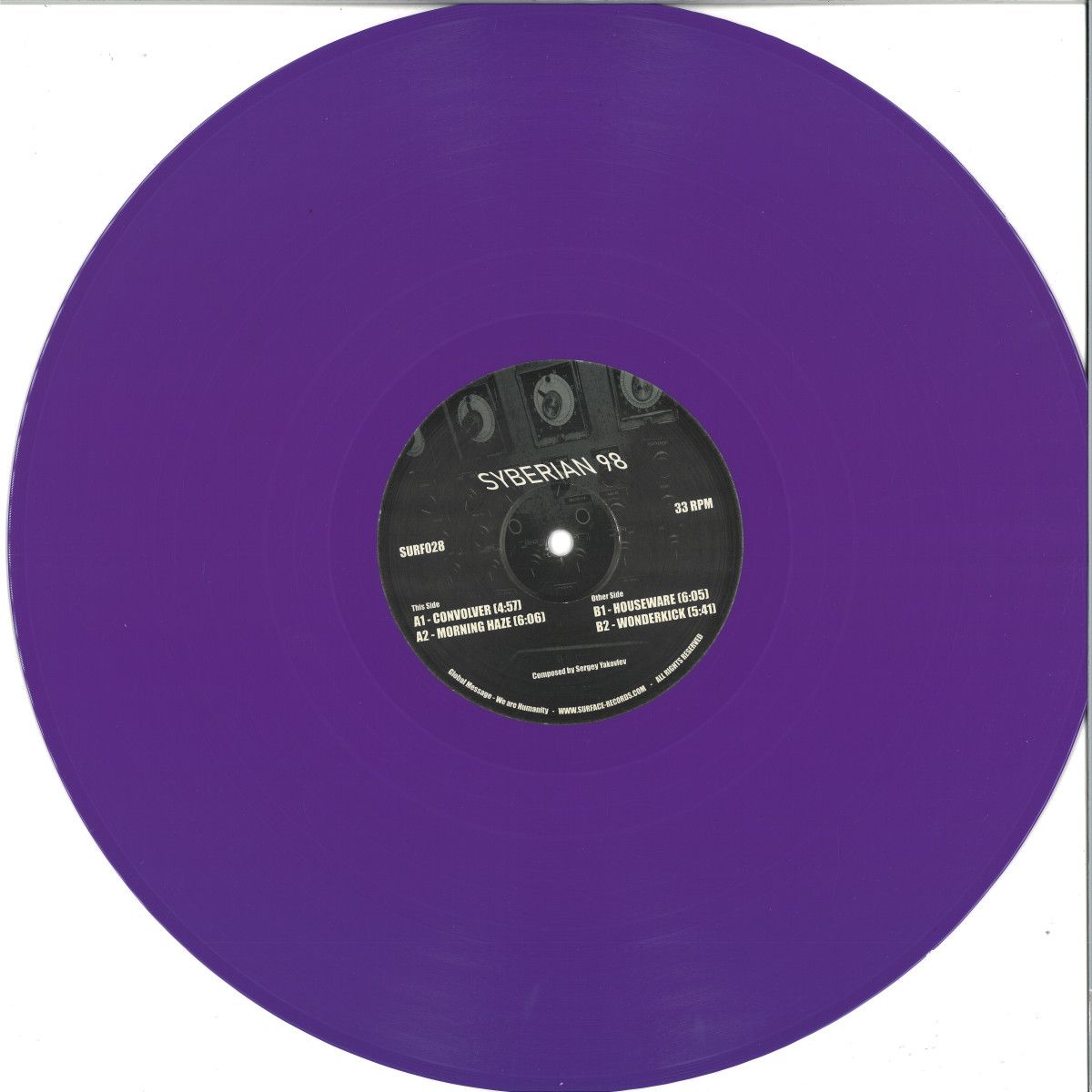 Syberian 98 - Wonderkick Ep | Surface Recordings (SURF028) Syberian 98 - Wonderkick Ep | Surface Recordings (SURF028)