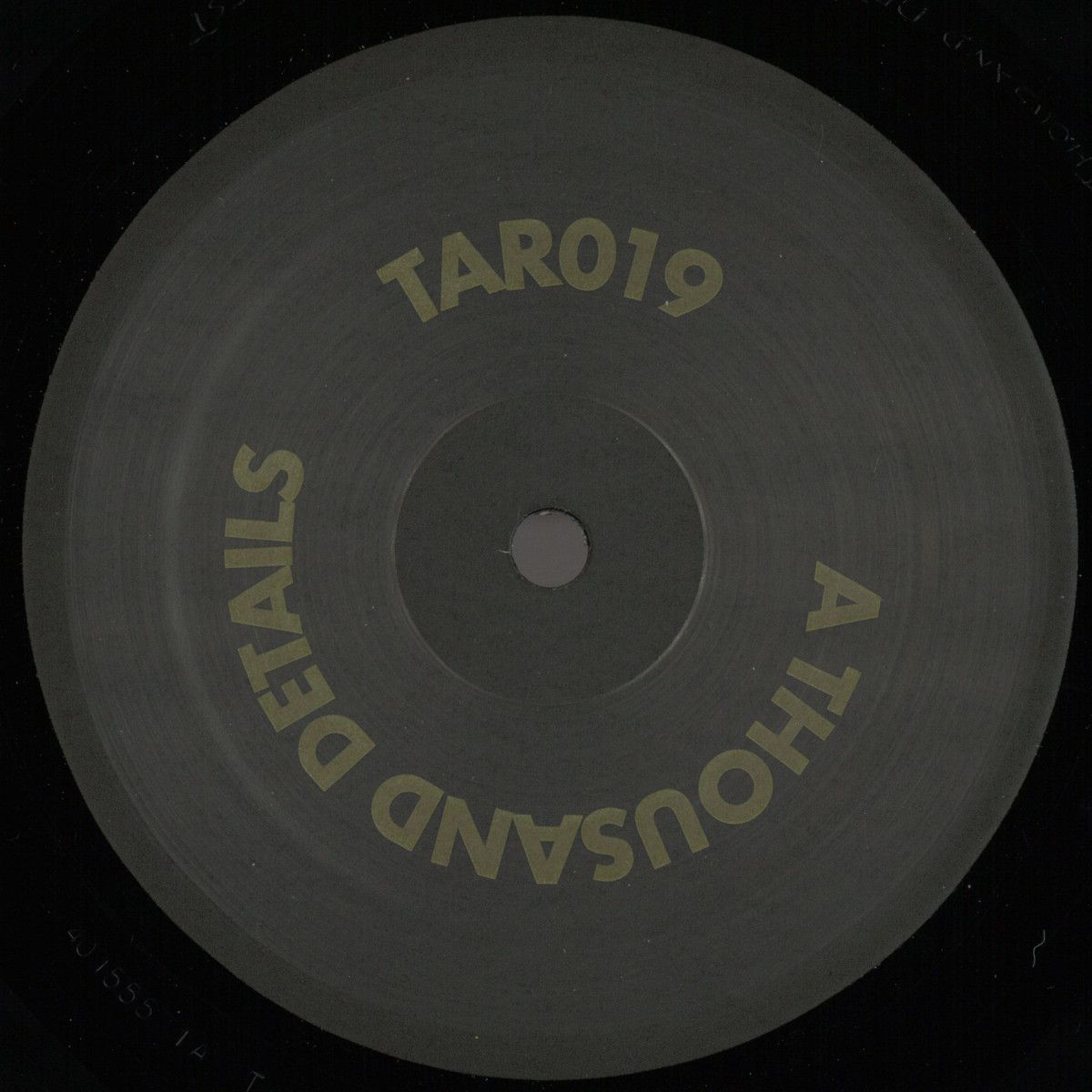 A Thousand Details - Tar 19 | TH Tar Hallow (TAR019)