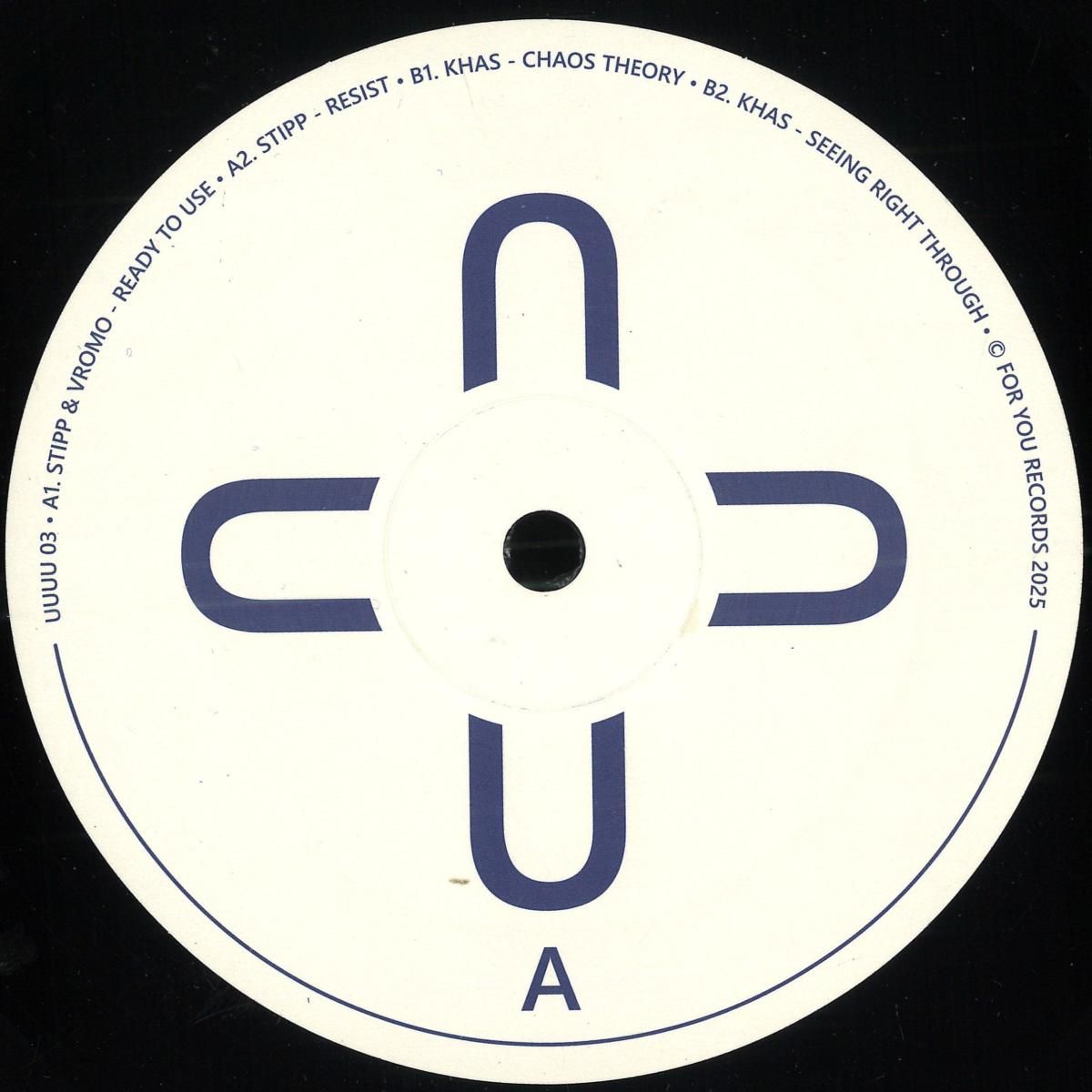 STIPP & Vromo & Khas - UUUU 03 | For You Records (UUUU03) - main STIPP & Vromo & Khas - UUUU 03 | For You Records (UUUU03) - main