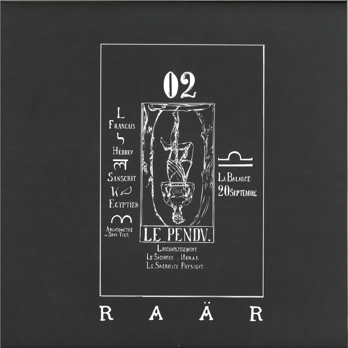 Raär - Le Pendu EP | Vaerel Records (VAEREL002) - main