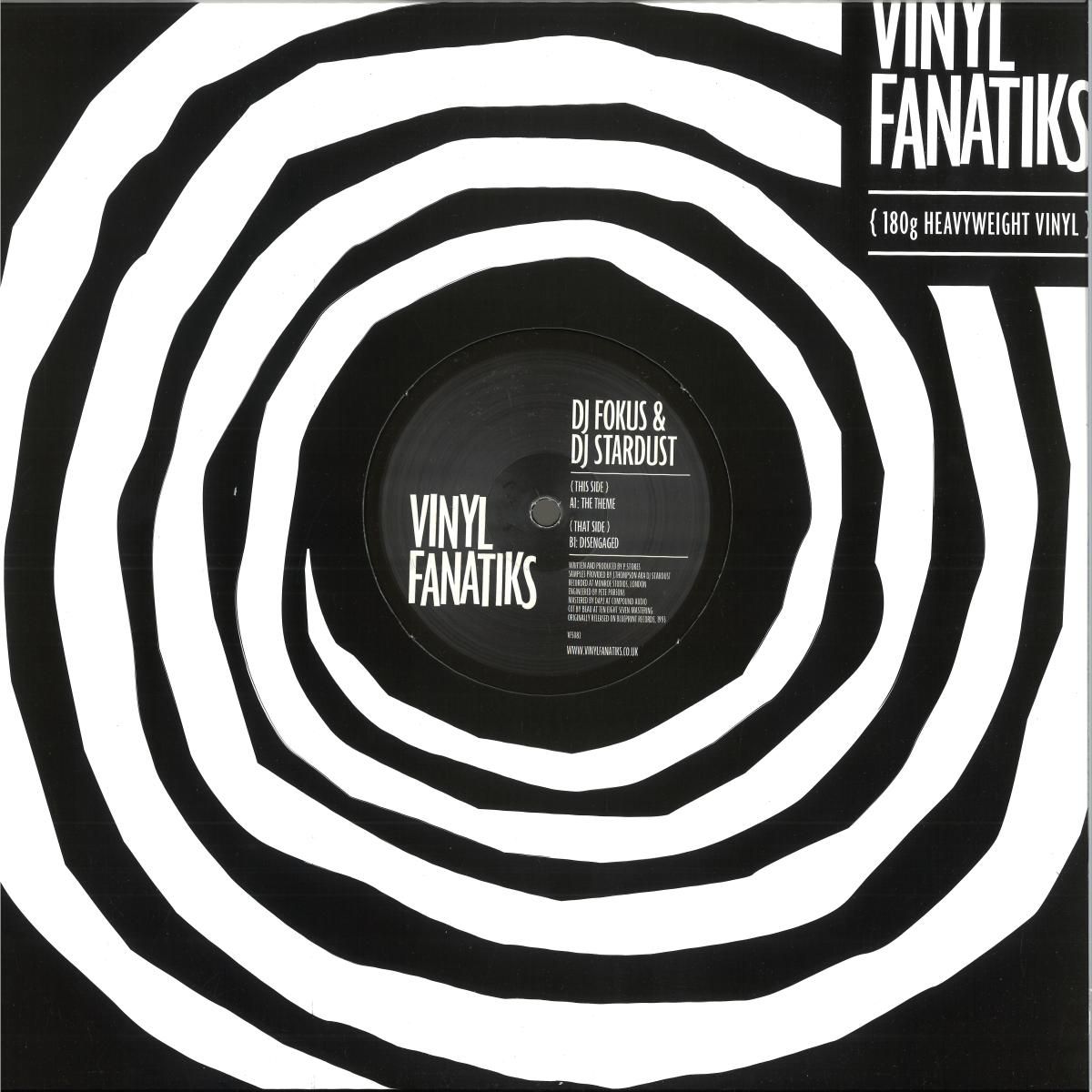 Dj Fokus  &  Dj Stardust - The Theme / Disengaged | Vinyl Fanatiks (VFS082) - main