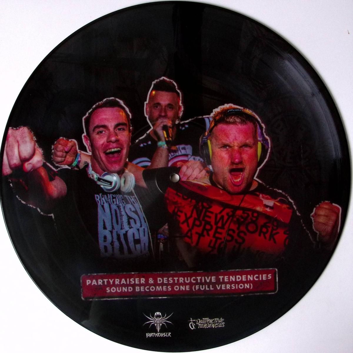 Partyraiser  &  Destructive Tendencies - Sound Becomes One | Walleye Records (WALLEYE001) - main
