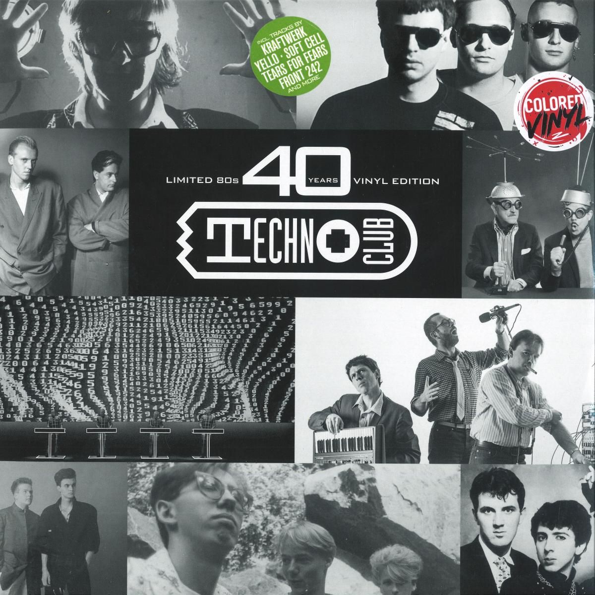 Various - 40 Years Techno Club - The 80s 2x12" | Zyx Music (ZYX83176-1) - main
