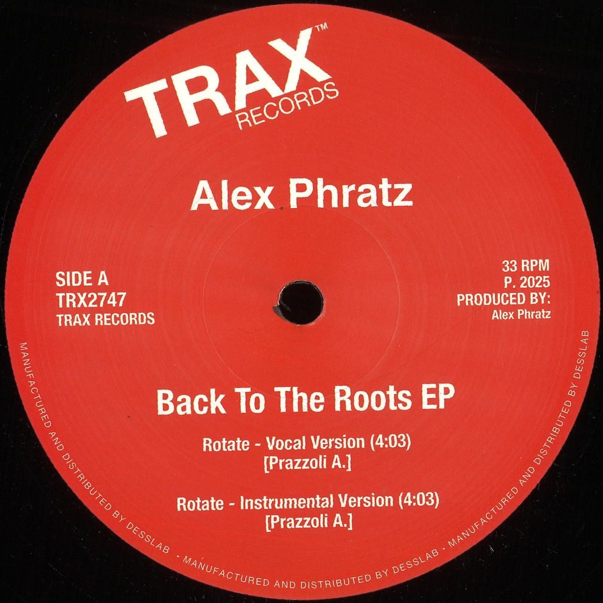 - Back To The Roots EP | Trax Records (TRX2747) - main - Back To The Roots EP | Trax Records (TRX2747) - main