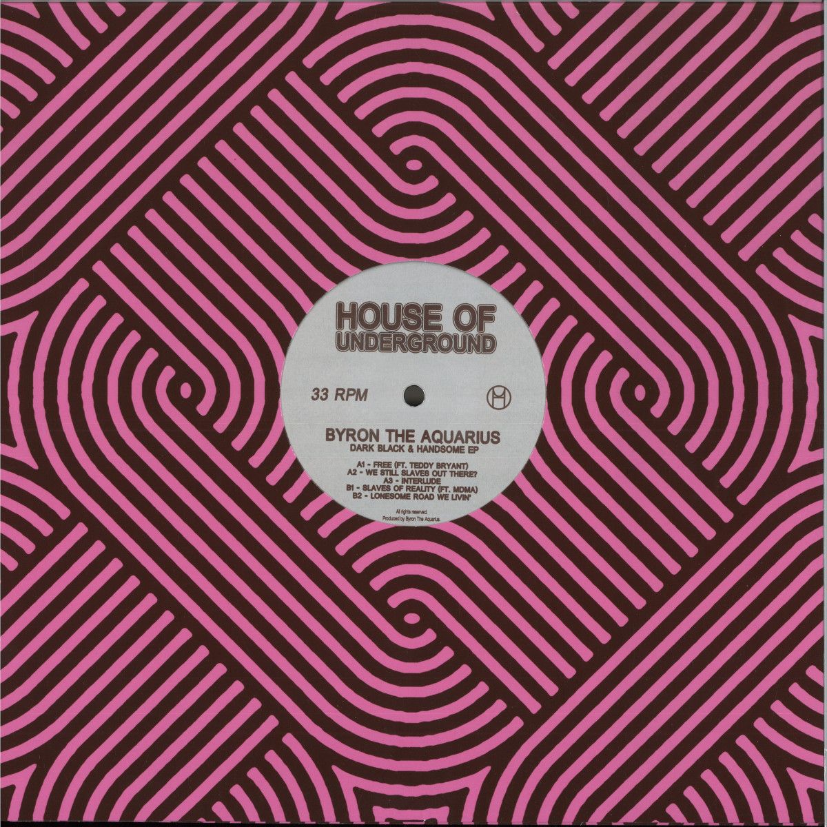 Byron The Aquarius - Dark Brown & Handsome | House Of Underground (HOU007) - main