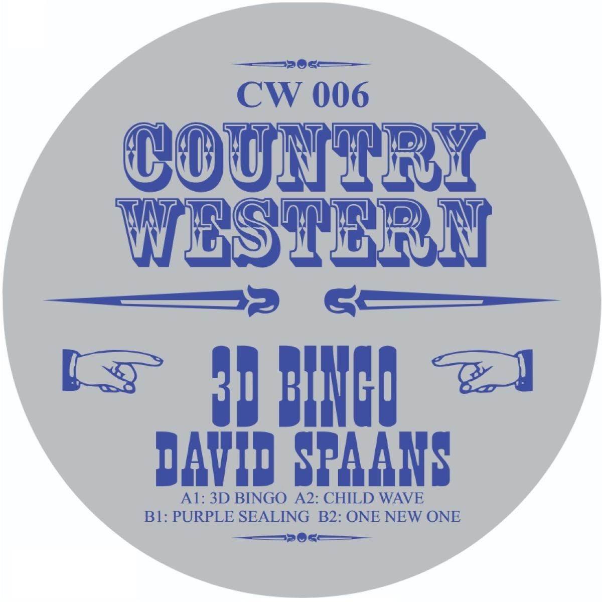David Spaans - 3 D Bingo | Country Western (CW006) - main