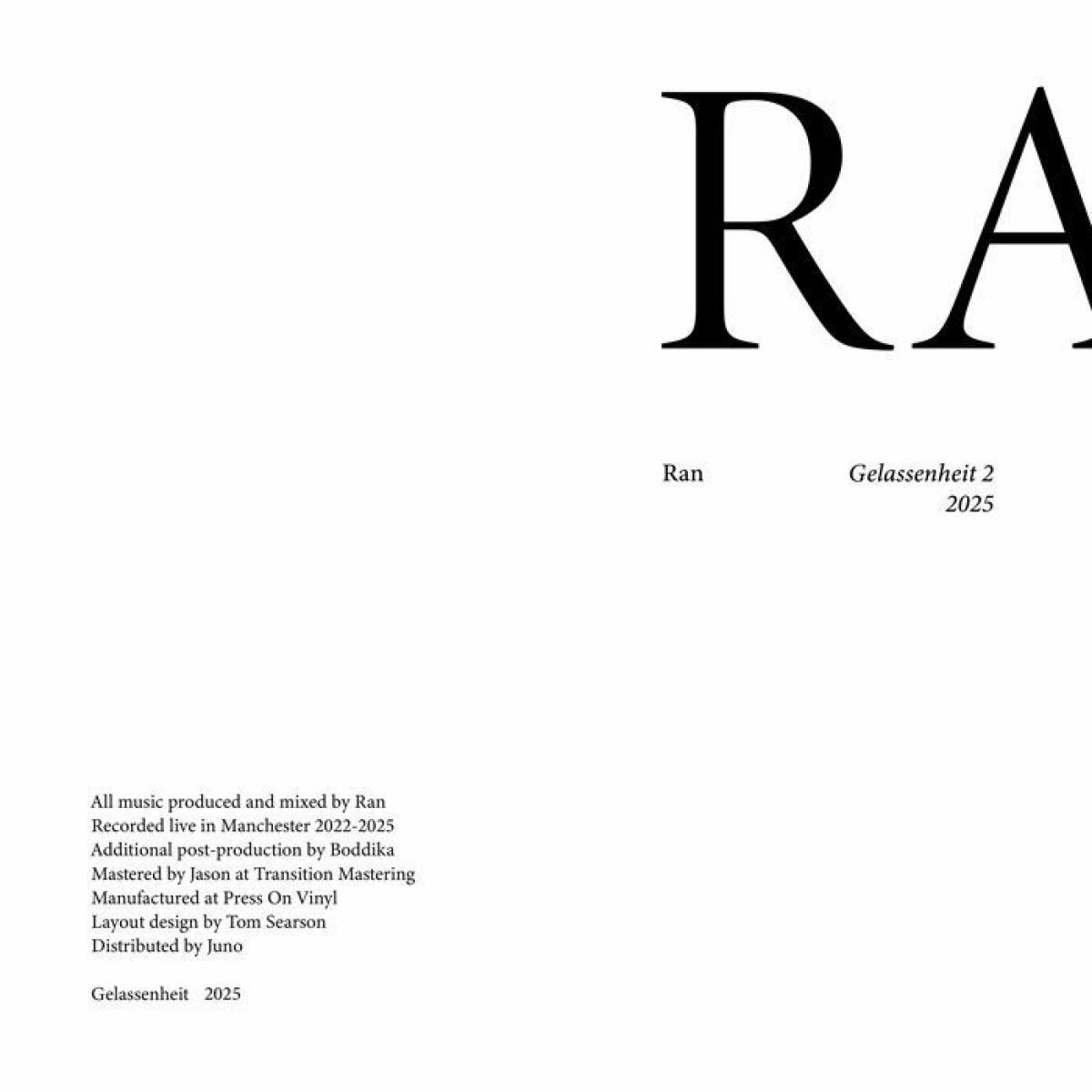 Ran - Gelassenheit 2 | Gelassenheit (GELASSENHEIT2) - main