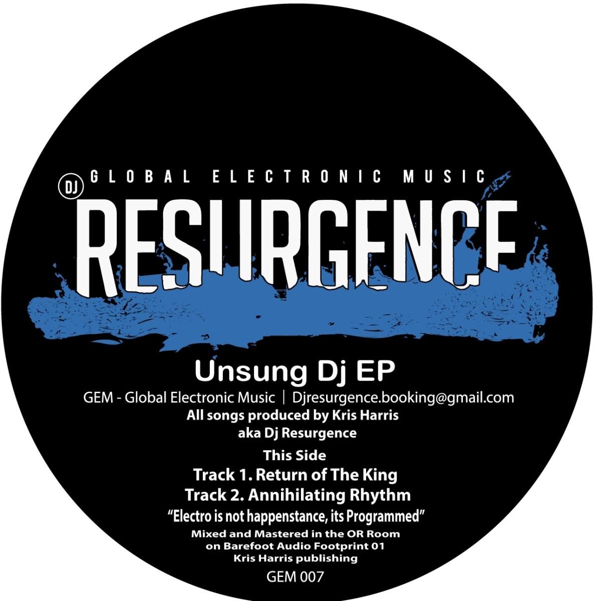 DJ Resurgence - Unsung | Global Electronic Music (GEM-007)