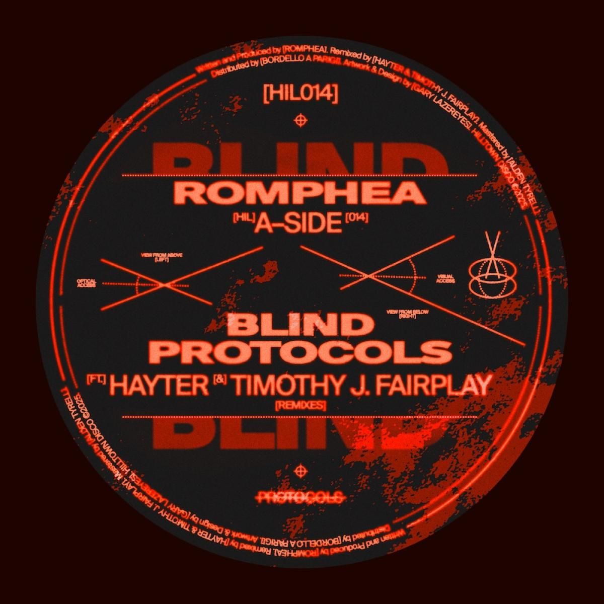 ROMPHEA - BLIND PROTOCOLS EP | Hilltown Disco (HIL014) - main