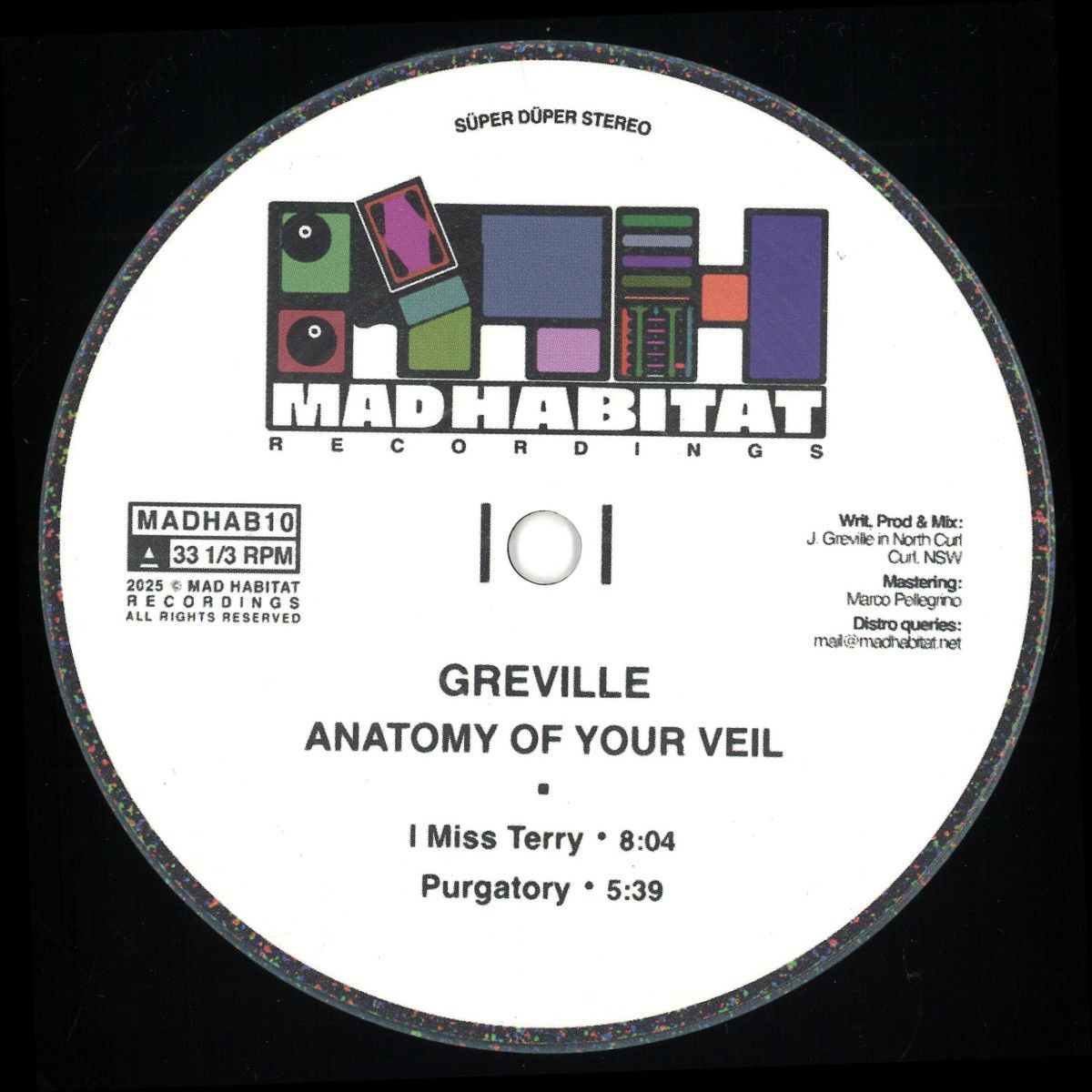 Greville - Anatomy Of Your Veil | Mad Habitat (MADHAB10)