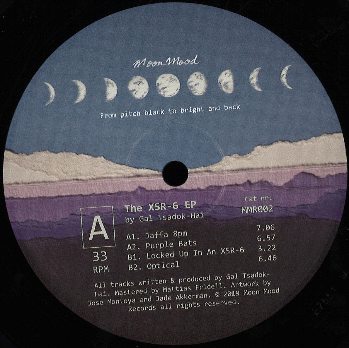 GAL TSADOK-HAI - THE XSR-6 | Moon Mood (MMR002) - main