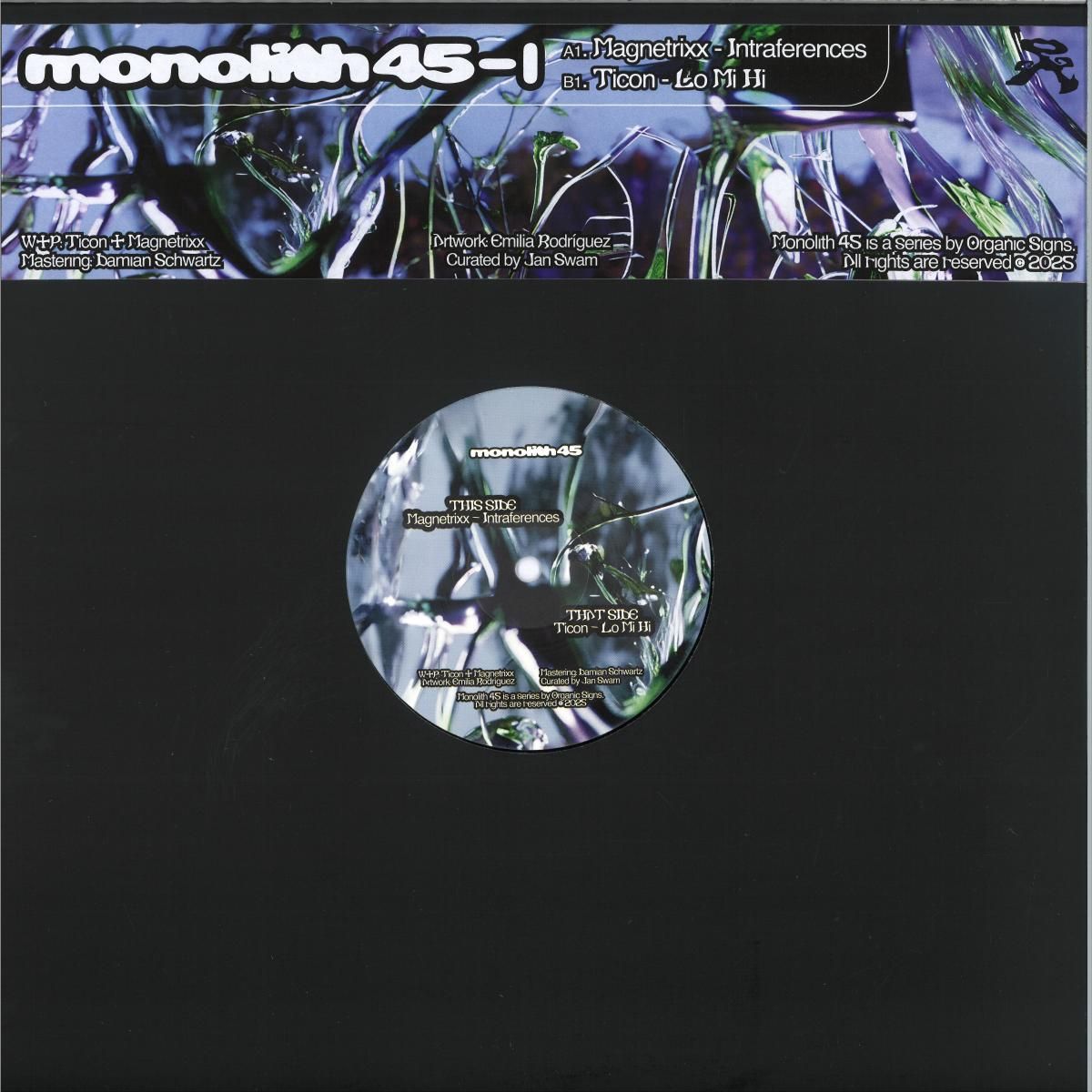 Magnetrixx  &  Ticon - Monolith 45 Series | Organic Signs (MNLTH45-I)
