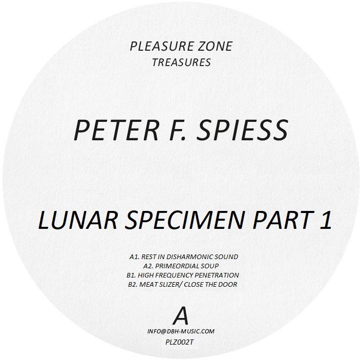 Peter F. Spiess - LUNAR SPECIMEN 1 | PLEASURE ZONE TREASURES (PLZ002T) - main Peter F. Spiess - LUNAR SPECIMEN 1 | PLEASURE ZONE TREASURES (PLZ002T) - main