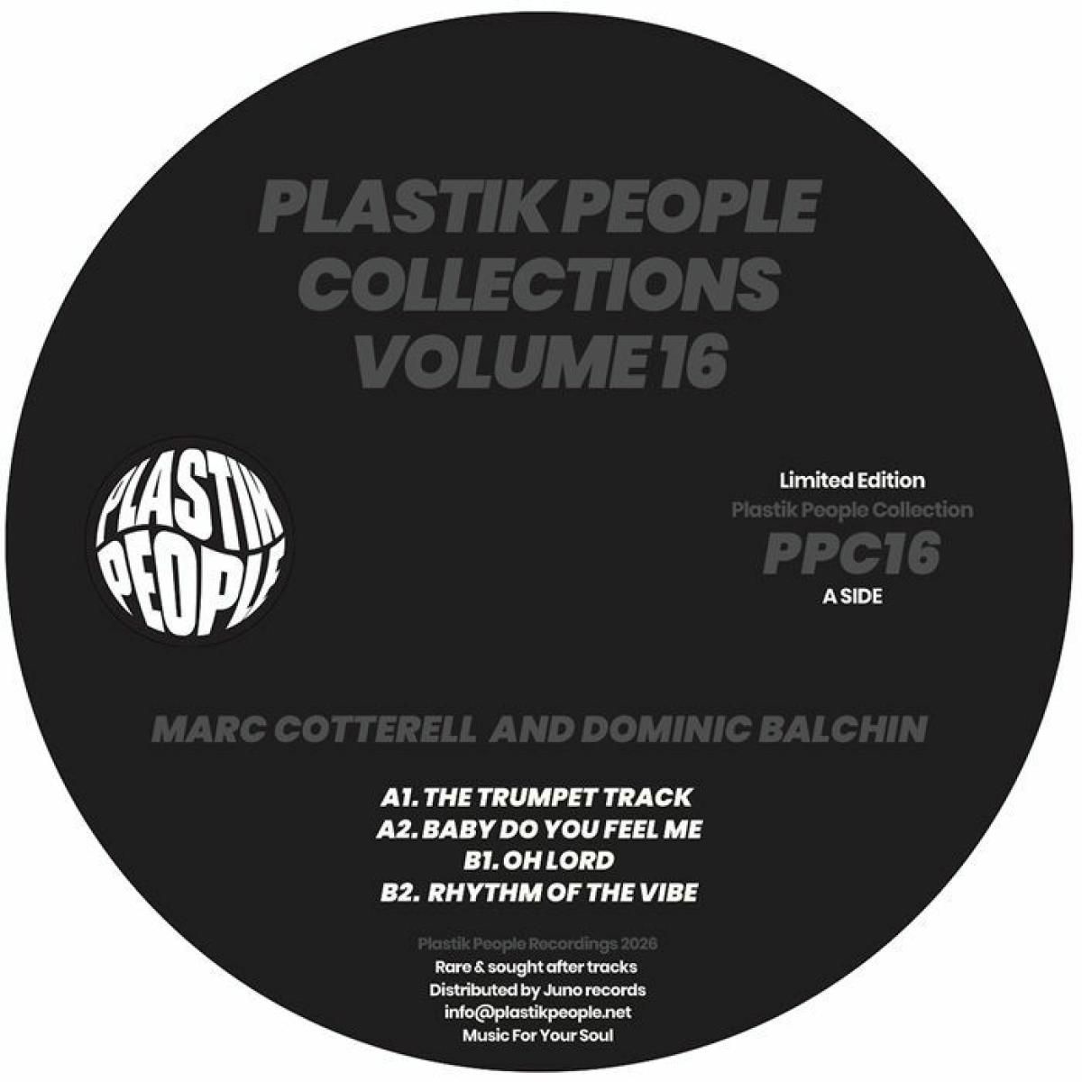 Marc Cotterell  &  Dominic Balchin - Plastik People Collections Vol 16 | Plastik People Recordings (PPC16) - main