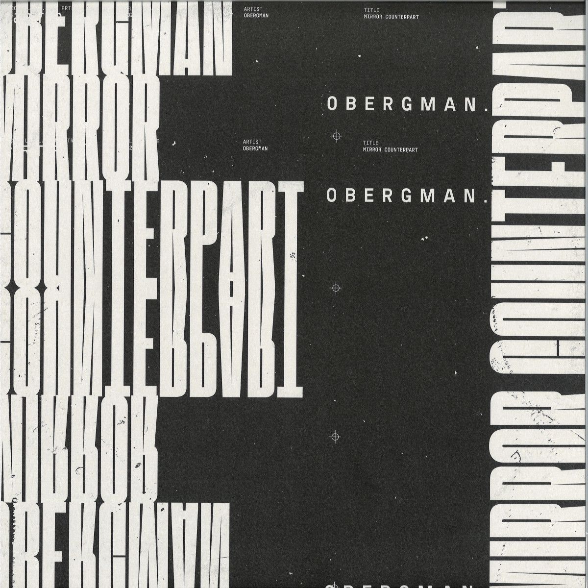 Obergman - Mirror Counterpart LP 2x12" | Pariter (PRTR22) - main Obergman - Mirror Counterpart LP 2x12" | Pariter (PRTR22) - main