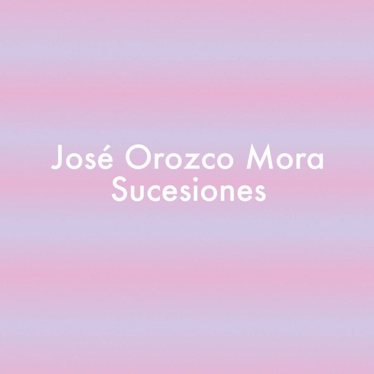 José Orozco Mora - Sucesiones | Cassauna (SAUNA076CS) - main