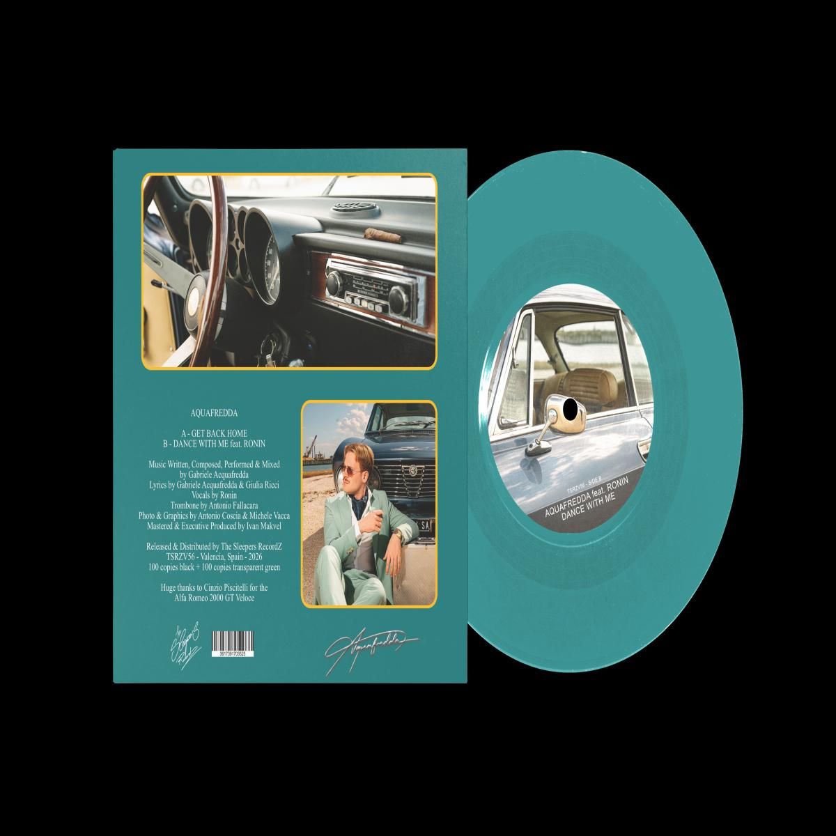 Aquafredda - Get Back Home / Dance (7") | The Sleepers RecordZ (TSRZV56C) Aquafredda - Get Back Home / Dance (7") | The Sleepers RecordZ (TSRZV56C)